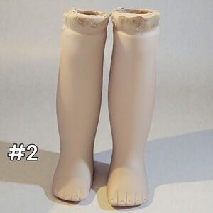 Vtg Porcelain/Bisque COLLECTIBLE DOLL LEGS 4" BODY PARTS